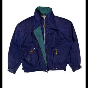 Obermeyer navy blue ski jacket